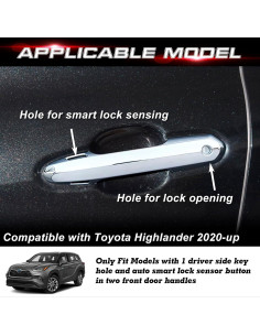 Cubierta de Manija de Puerta x xotic tech para Toyota 2020-2025 2