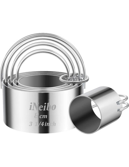 Conjunto de Herramientas de Hornear iNeibo - Cortadores de Galletas y Mezclador