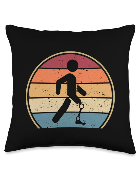 Cojín Protesis Pierna Artificial Retro 40x40 cm Multicolor