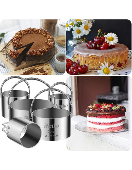 Conjunto de Herramientas de Hornear iNeibo - Cortadores de Galletas y Mezclador