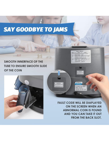 Máquina Contadora de Monedas Frifreego ZCQ-13, 250 monedas/min