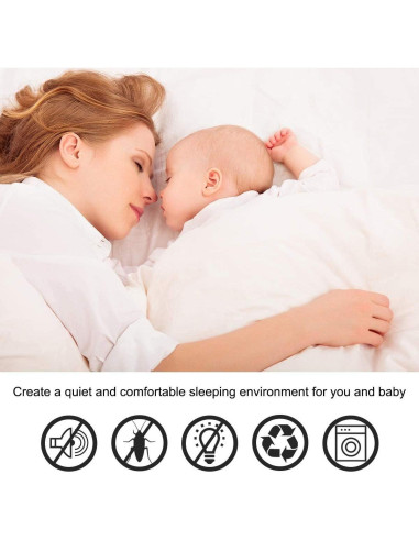 Tapón para Corrientes de Aire DARALIS 91 cm Ajustable Negro