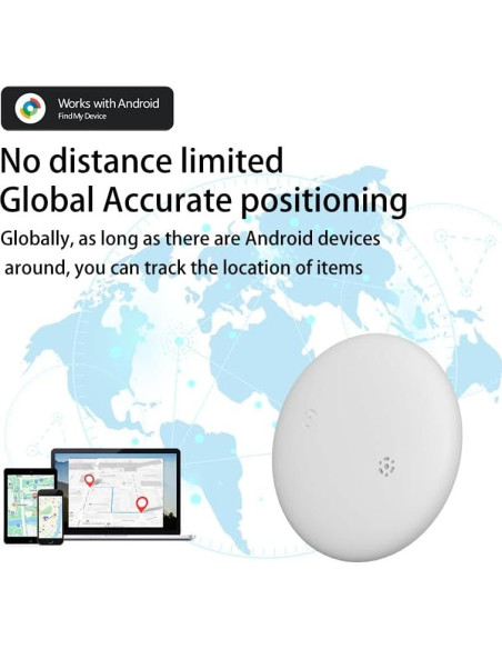 Mini GPS Tracker Android rwsefk Localizador Impermeable 3.2cm