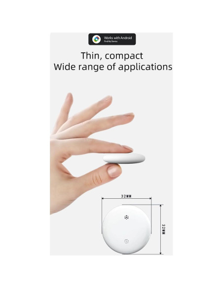 Mini GPS Tracker Android rwsefk Localizador Impermeable 3.2cm