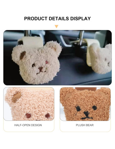 Ganchos para Reposacabezas Cabilock 2 Pcs - Organizadores de Coche