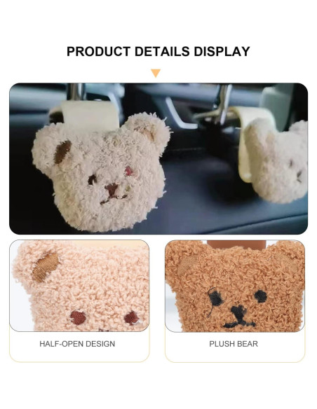 Ganchos para Reposacabezas Cabilock 2 Pcs - Organizadores de Coche