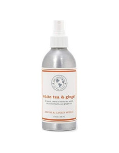 Spray Aromático Eco Candle Co. Té Blanco y Jengibre 226.8 ml