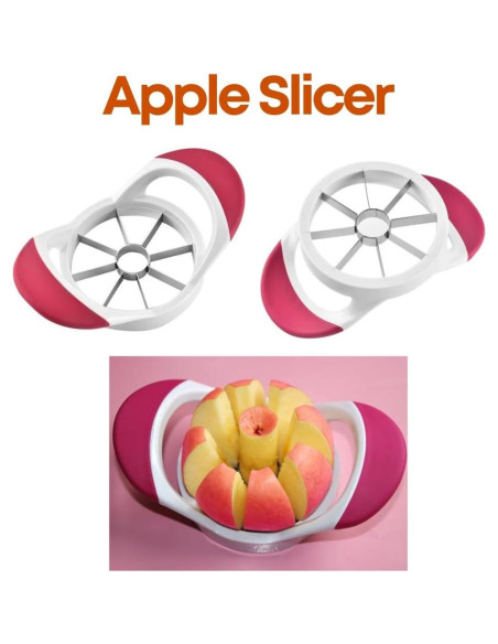 Juego de Cortadores de Frutas 3PCS Genérico - Acero Inoxidable