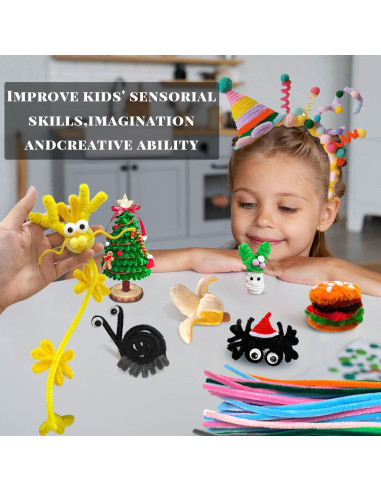 Limpiapipas Multicolores VZF 100 Piezas 30 cm para Manualidades