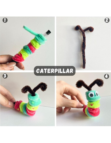 Limpiapipas Multicolores VZF 100 Piezas 30 cm para Manualidades