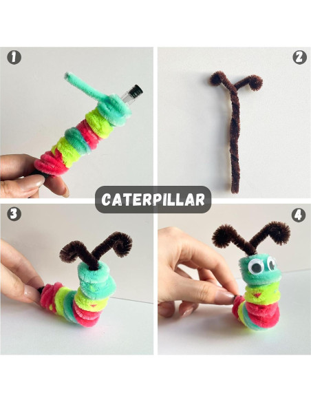 Limpiapipas Multicolores VZF 100 Piezas 30 cm para Manualidades