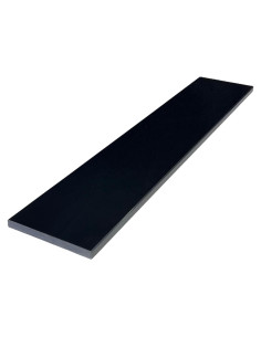 Umbral de Ducha de Mármol Ingenierizado Negro 152.4x7.62 cm