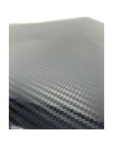 Vinilo Envoltura Fibra de Carbono RockRose 1.5m x 30cm Negro
