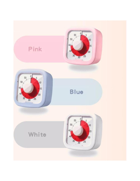 Temporizador Visual 60 Minutos KSYOU Azul - Herramienta de Estudio Temporizador Visual 60 Minutos KSYOU Azul - Herramienta de Estudio