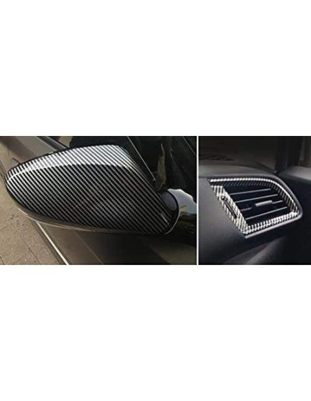 Vinilo Envoltura Fibra de Carbono RockRose 1.5m x 30cm Negro