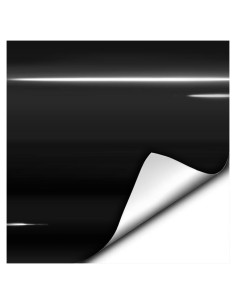 Vinilo Adhesivo VViViD Negro Brillante 1.83m x 1.52m