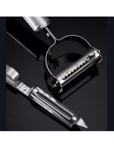 Juego de Peladores de Acero Inoxidable DeepCrush 3 Piezas