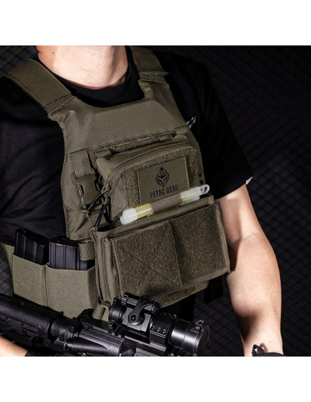 Bolsa Administrativa Táctica Molle PETAC GEAR RG 17.78x10.16 cm