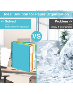 Organizador de Proyectos Forvencer 24 Bolsillos Azul Cielo 2