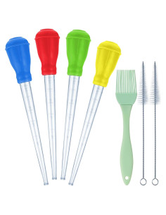 Set de Jeringas para Pavo Boao 7 Piezas con Brocha y Cepillos