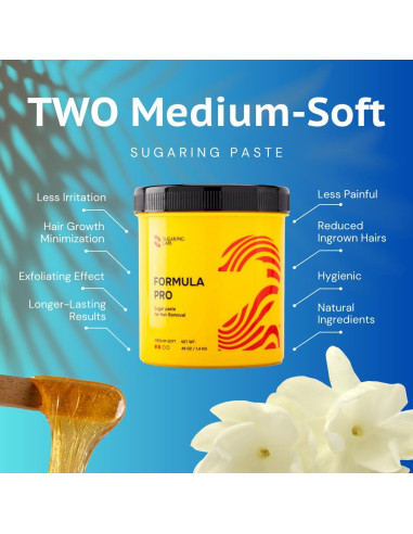 Pasta de Azúcar Formula Pro 1388g para Depilación Suave-Media