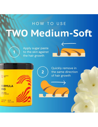 Pasta de Azúcar Formula Pro 1388g para Depilación Suave-Media