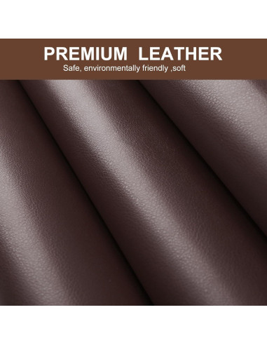 Parche de Reparación de Cuero Luevita 43x152 cm Marrón Oscuro