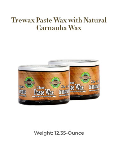Cera en Pasta Trewax Transparente 349g Paquete de 2 para Pisos y Muebles