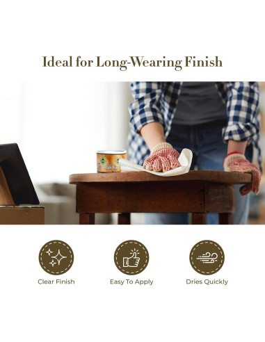 Cera en Pasta Trewax Transparente 349g Paquete de 2 para Pisos y Muebles