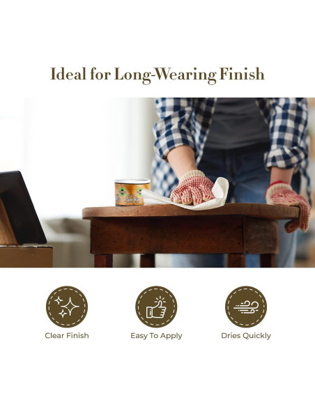 Cera en Pasta Trewax Transparente 349g Paquete de 2 para Pisos y Muebles