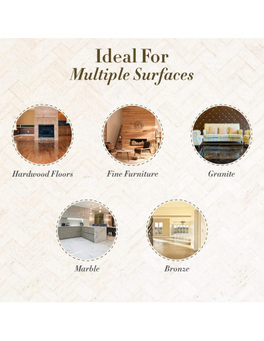 Cera en Pasta Trewax Transparente 349g Paquete de 2 para Pisos y Muebles