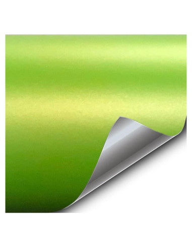 Vinilo Envoltura Premium Mate Metálico Verde Lima VViViD 0.3m x 1.5m