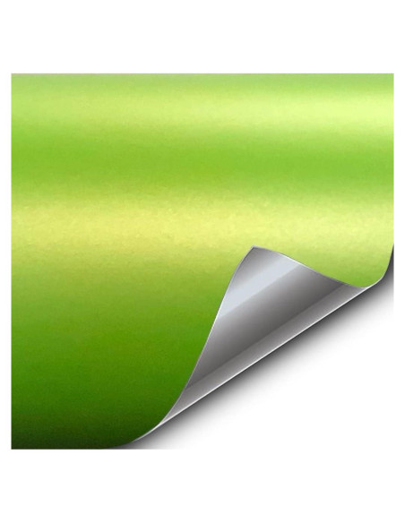 Vinilo Envoltura Premium Mate Metálico Verde Lima VViViD 0.3m x 1.5m