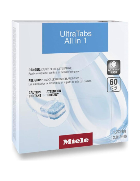 Tabletas para Lavavajillas Miele UltraTab Todo en 1 - 60 Unidades