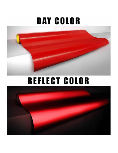 Vinilo Reflectante Gloss Rojo VViViD 3.05m x 1.22m para Autos 2