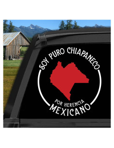 Calcomanía Vinilo Chiapas para Trocas - Resistente a la Intemperie