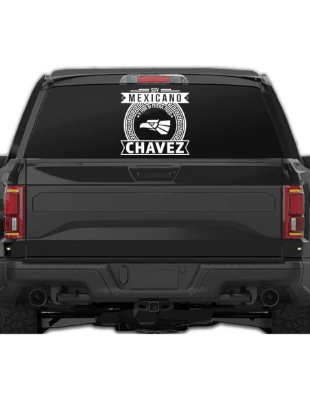 Calcomanía Personalizada para Carro Chavez - Orgullo Mexicano 25.4 cm