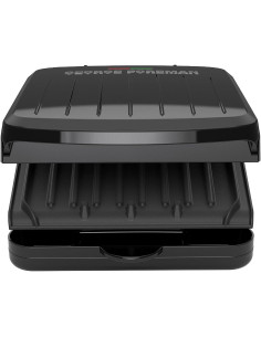 Parrilla Eléctrica George Foreman GRS040B para 2 Porciones 2