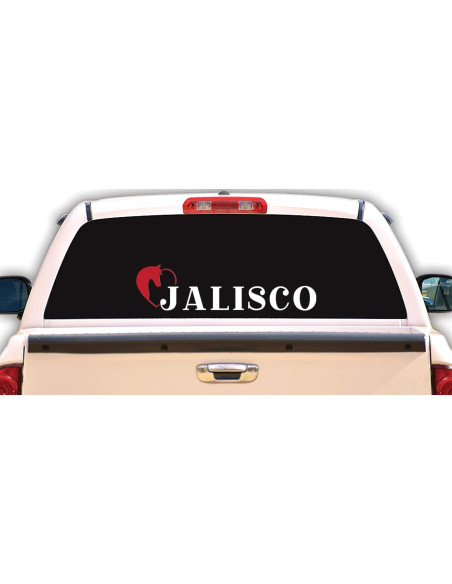 Calcomanías Jalisco México para Autos Trocas Caballo 5x20 cm