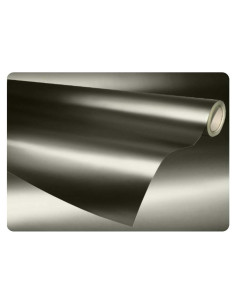 Vinilo Adhesivo Cromo Mate Satinado JNK NETWORKS 25x140 cm Negro