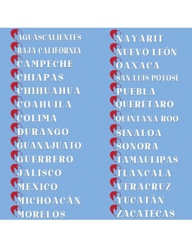 Calcomanías Jalisco México para Autos Trocas Caballo 5x20 cm