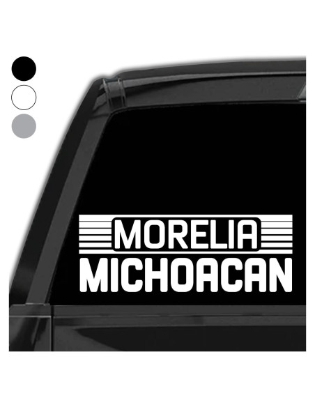 Calcomanía Personalizada de Vinilo para Camioneta - México