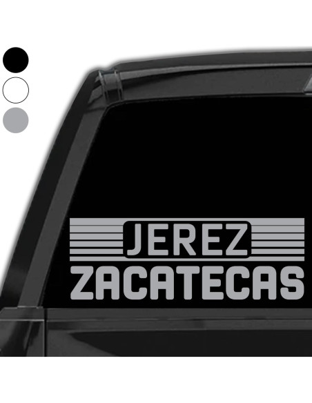 Calcomanía Personalizada de Vinilo para Camioneta - México