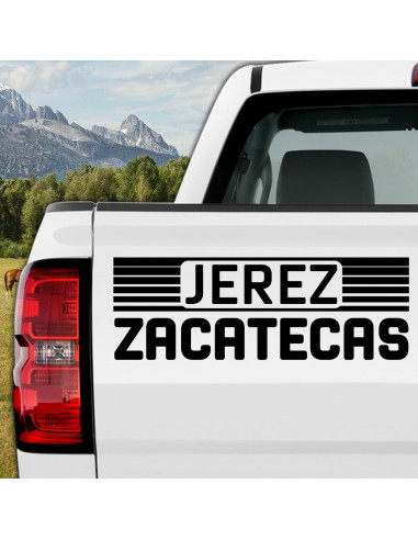 Calcomanía Personalizada de Vinilo para Camioneta - México