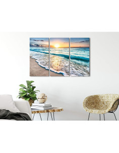 Lienzo Acústico Artgeist 135x90 cm - 3 Piezas Atardecer 2