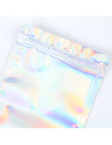 Bolsas de Empaque Reutilizables QQ Studio 14x20cm Holográficas