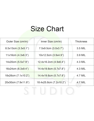 Bolsas de Empaque Reutilizables QQ Studio 14x20cm Holográficas