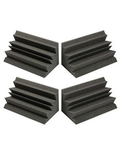 Trampa de Graves Acústica Mybecca 30.48x15.24 cm 4 Pack Carbón