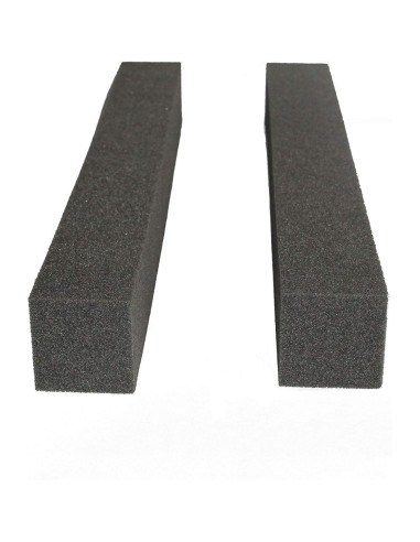 Juego de 24 Paneles de Espuma Acústica Carbón 60.96 cm