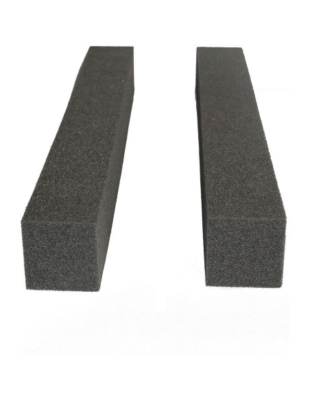 Juego de 24 Paneles de Espuma Acústica Carbón 60.96 cm